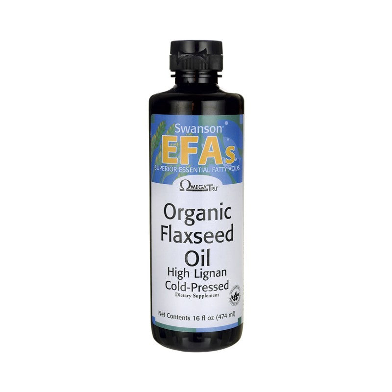 Swanson EFAs Flaxseed Oil High Lignan (OmegaTru) 474ml