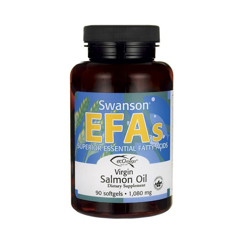 Swanson EFAs Virgin Salmon Oil (ecOmega) 1080mg 90 Softgels