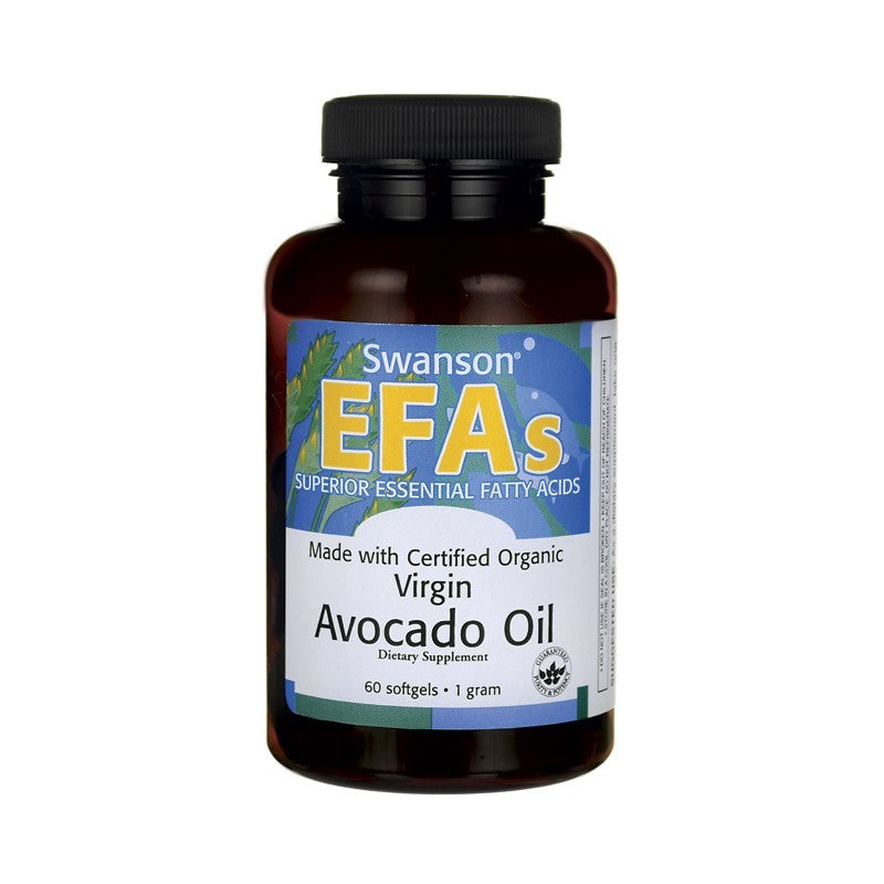 Swanson EFAs Avocado Oil 1000mg 60 Softgels