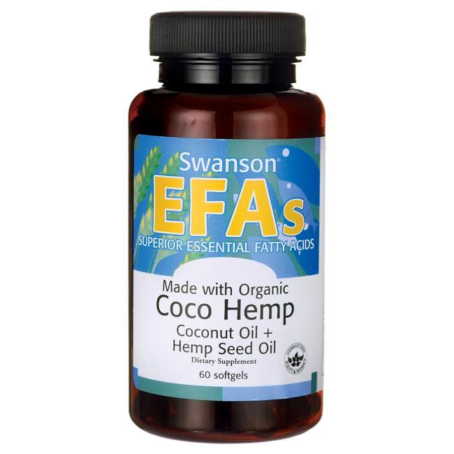 Swanson EFAs Made with Organic Coco Hemp Coconut Oil & Hemp Seed Oil