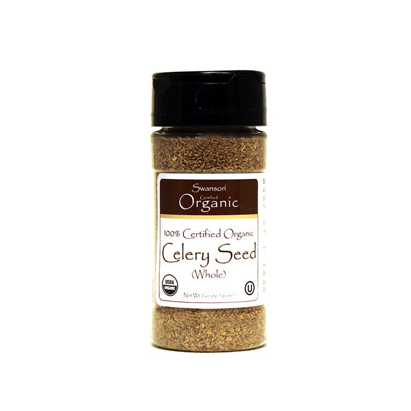 Swanson Organics 100% Certfied Organic Celery Seed Whole 56.7g 2 oz