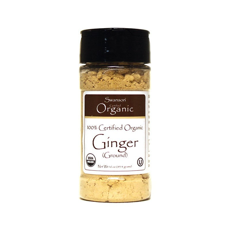 Swanson Organics 100% Certified Organic Ginger Ground  45.4g 1.6 oz