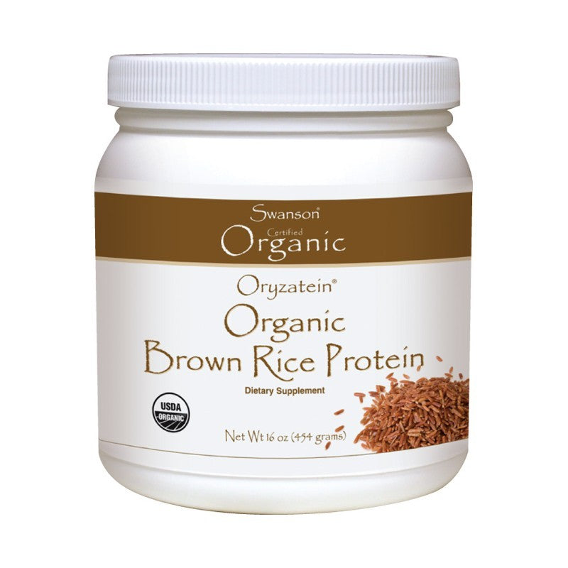 Swanson Organic Organic Brown Rice Protein 1 Lb (454gm)