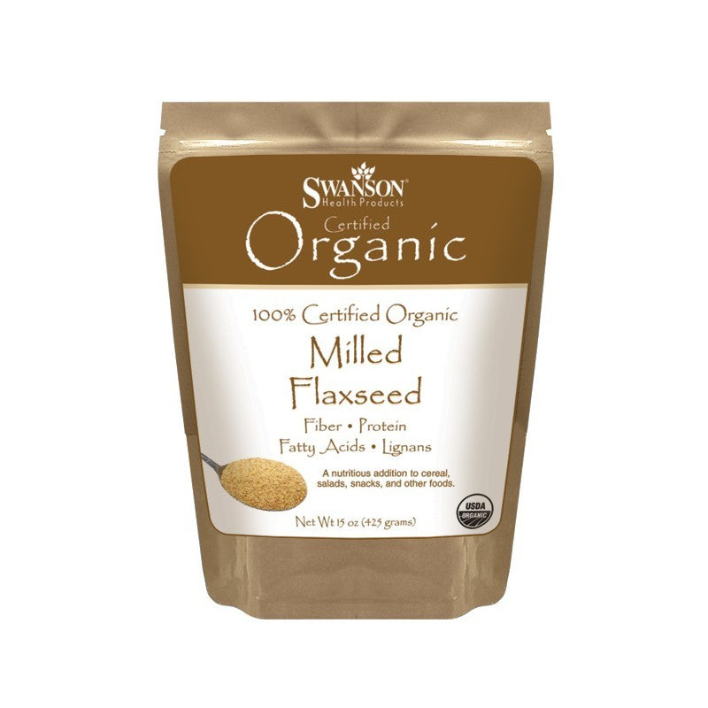 Swanson Certified Organic Milled Flaxseed 425gm