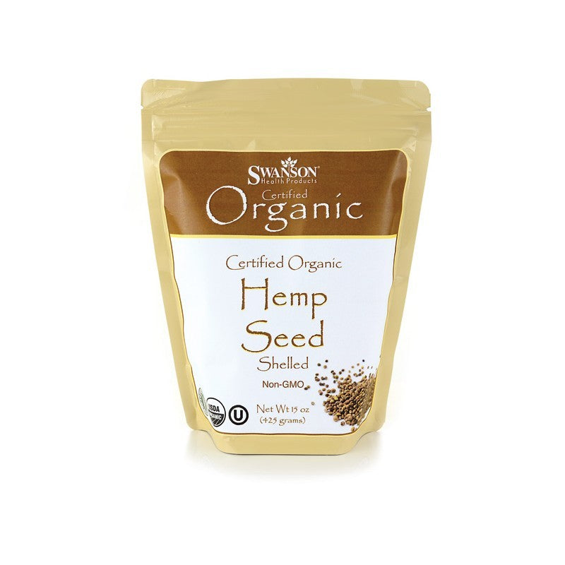 Swanson Certified Organic Hemp Seed Shelled 425gm