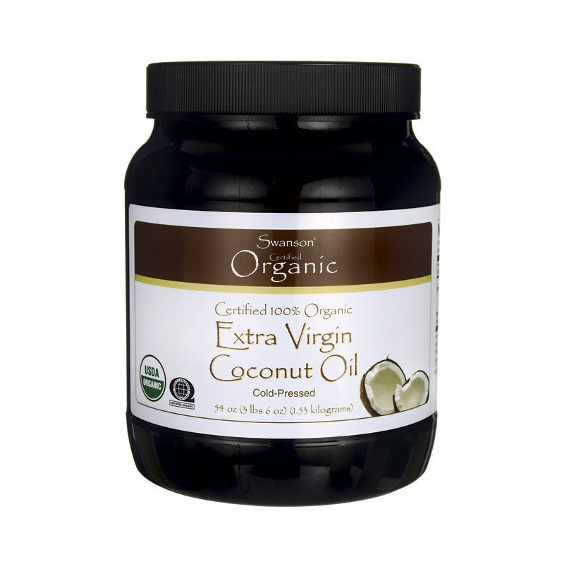 Swanson Certified 100% Organic Extra Virgin Coconut Oil 1.53kg