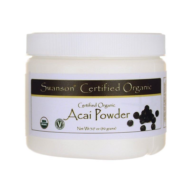 Swanson Organic Certified Organic Acai Powder 90gm