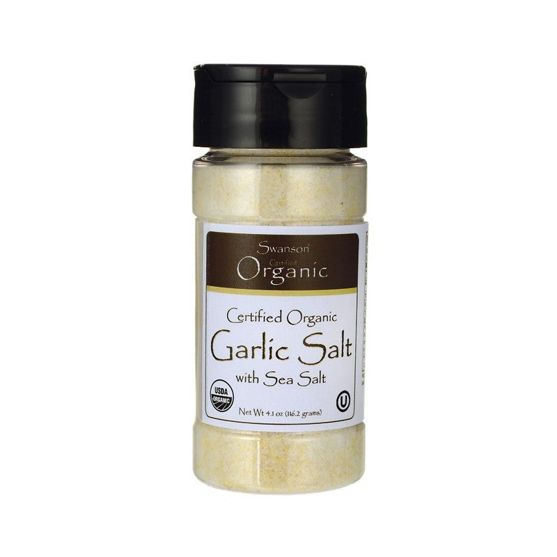 Swanson Organic Certified Organic Garlic Salt 116.2g 4.1oz