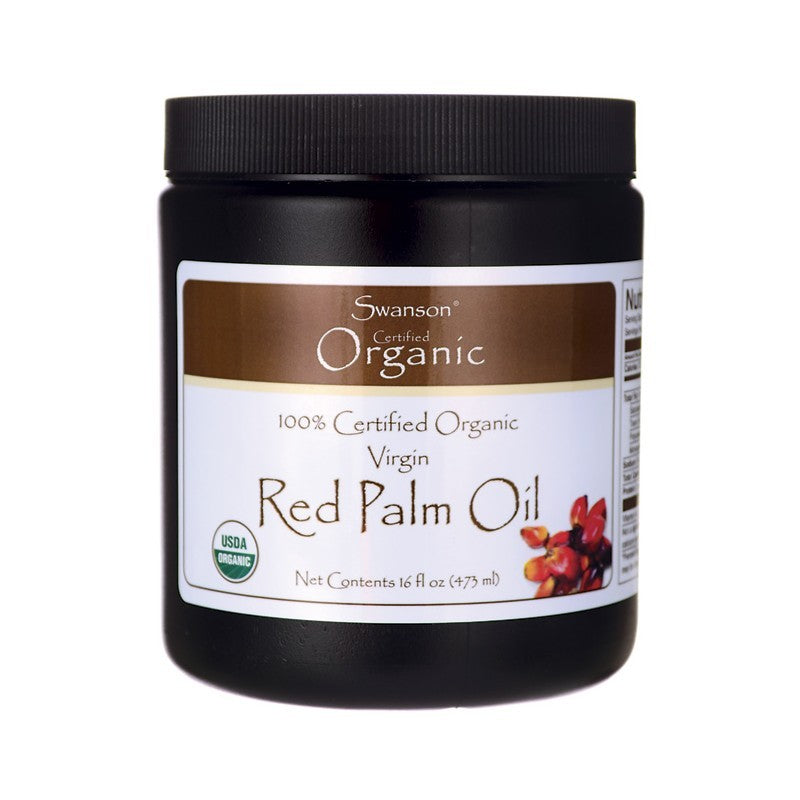 Swanson Organic Virgin Red Palm Oil 100% Certified Organic 473ml