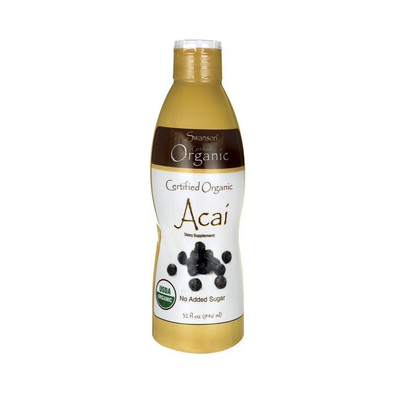 Swanson Organic Certified Organic Acai 946ml