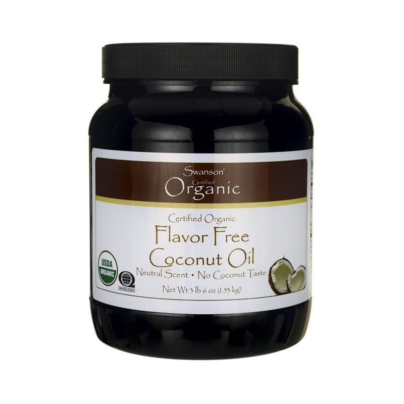 Swanson Certified Organic Flavour Free Coconut Oil 1.53kg