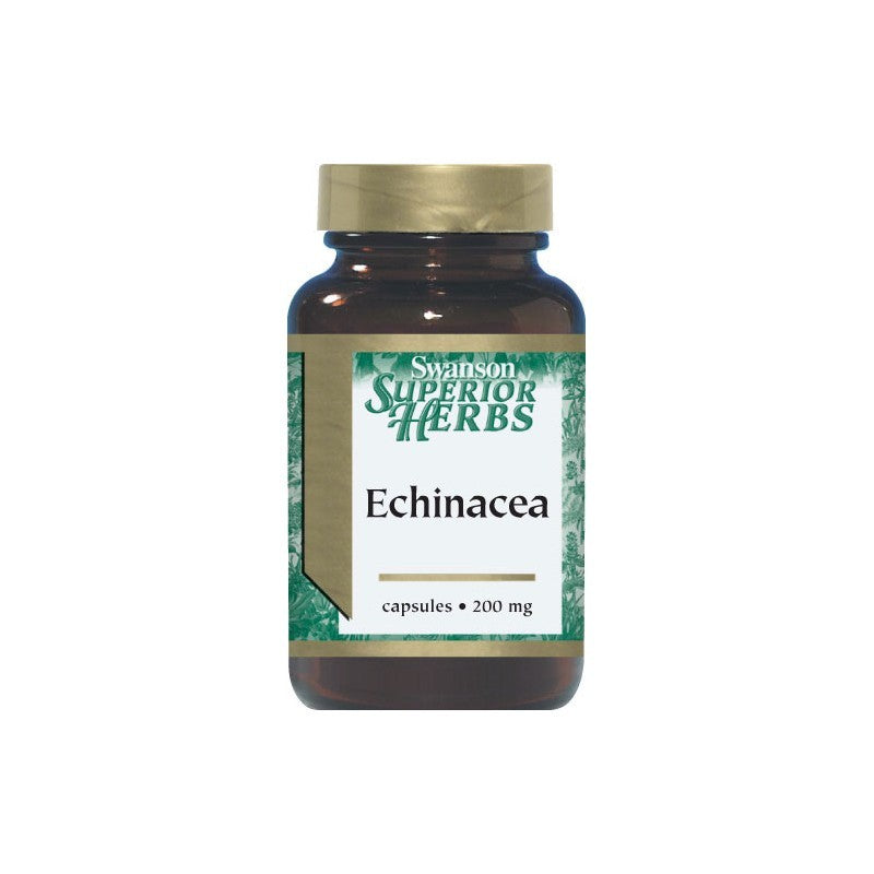 Swanson Superior Herbs Echinacea Extract Standardised 200mg 60 Capsules