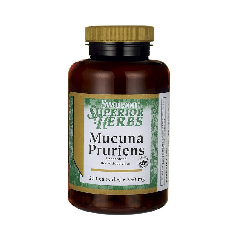 Swanson Superior Herbs Mucuna Pruriens Standardised 350mg 200 Capsules