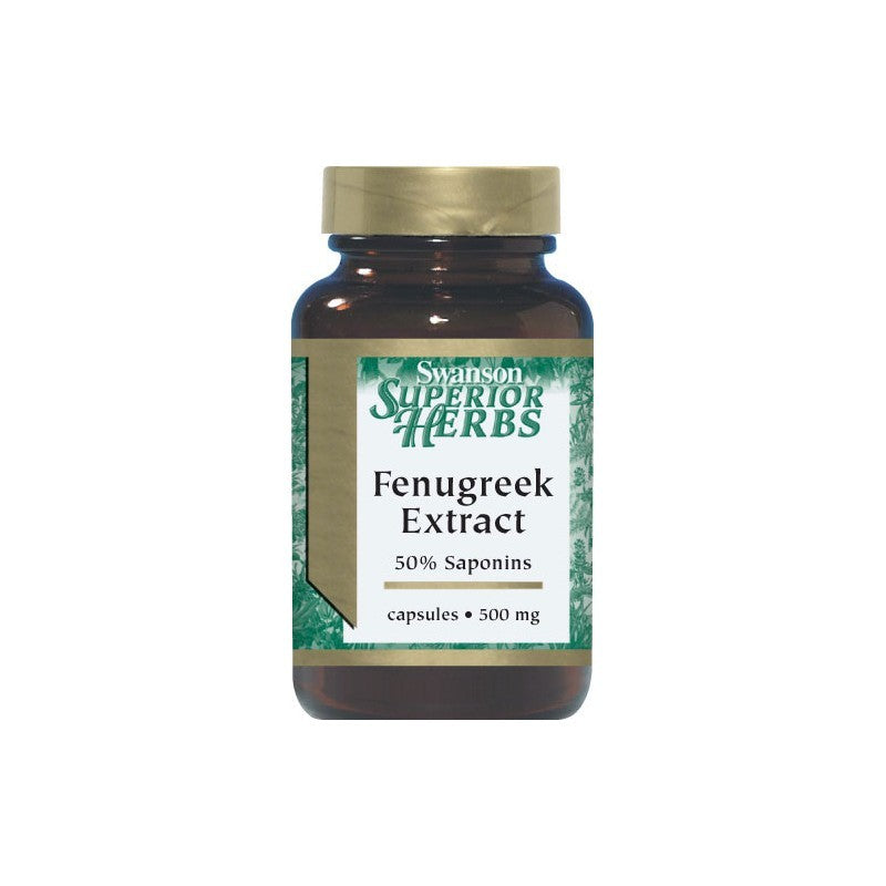 Swanson Superior Herbs Fenugreek Extract Standardised 500mg 90 Capsules