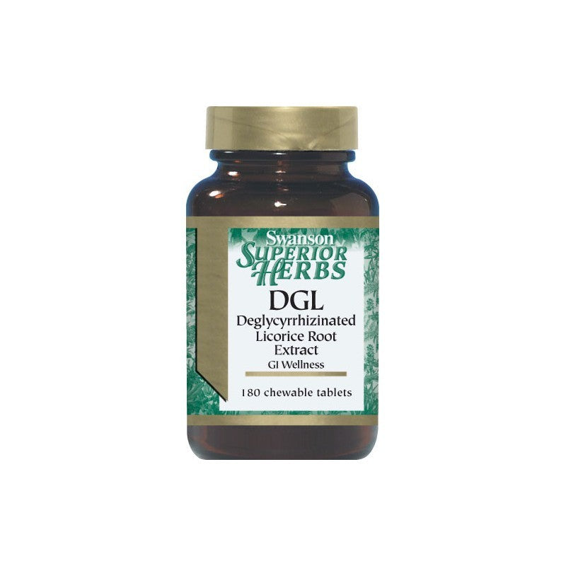Swanson Superior Herbs Dgl (Licorice) 385mg 180 Tablets