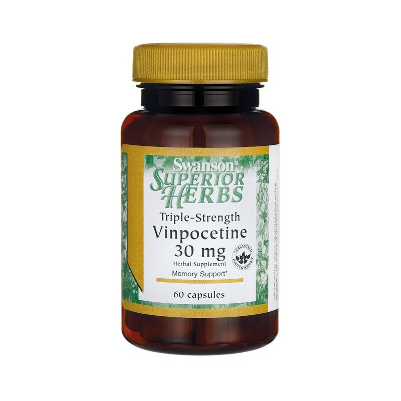 Swanson Superior Herbs Triple-Strength Vinpocetine 30mg 60 Capsules