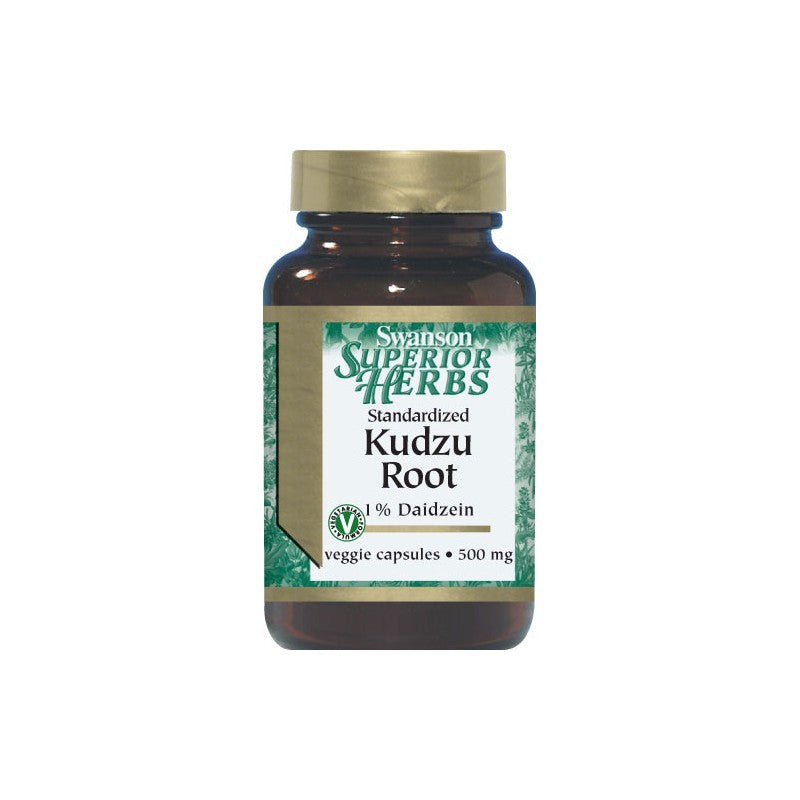 Swanson Superior Herbs Standardised Kudzu Root 500 Mg 60 Veggie Caps