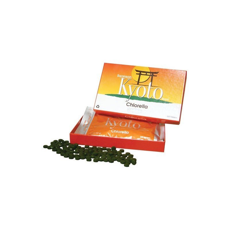 Swanson Kyoto Brand Chlorella 200mg 300 Tablets