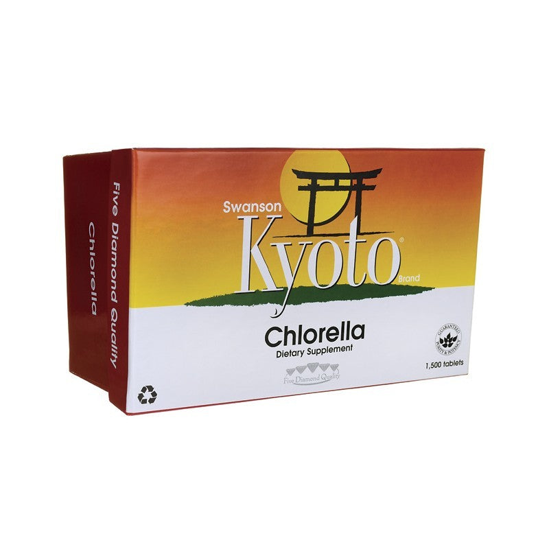 Swanson Kyoto Brand Chlorella 200mg 1500 Tablets
