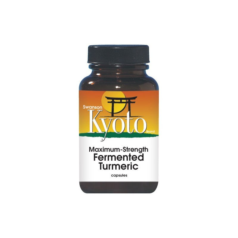 Swanson Kyoto Brand Max Strength Fermented Turmeric 30 Capsules