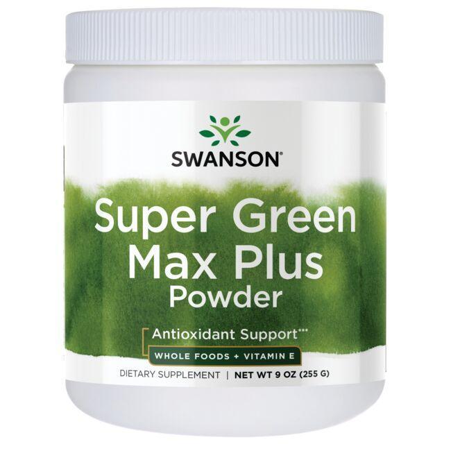 Swanson GreenFoods Formulas Super Green Max Plus Powder 255g  9 oz
