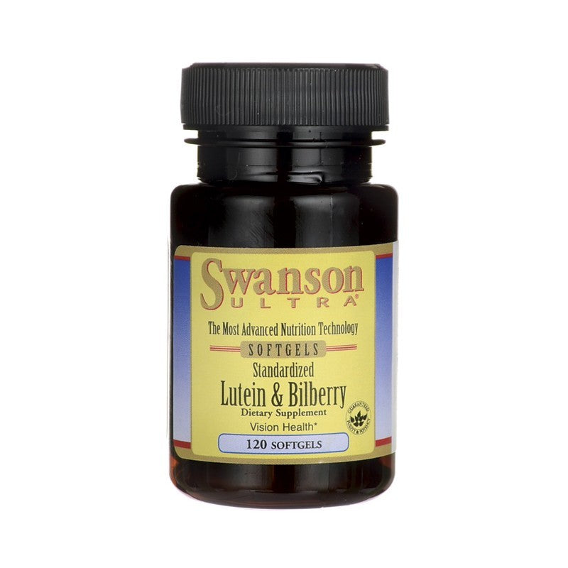Swanson Ultra Lutein & Bilberry Standardised 6/20mg 120 Sofgels