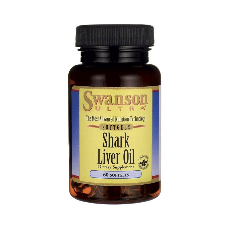 Swanson Ultra Shark Liver Oil 550mg 60 Softgels