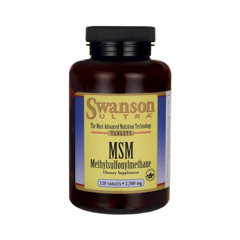 Swanson Ultra MSM (Methylsulfonylmethane) 1500mg 120 Tablets