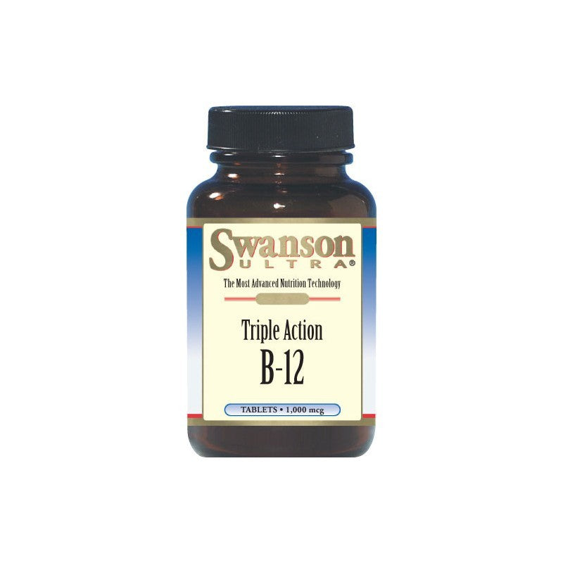 Swanson Ultra Triple Action B-12 1000mcg 90 Tablets