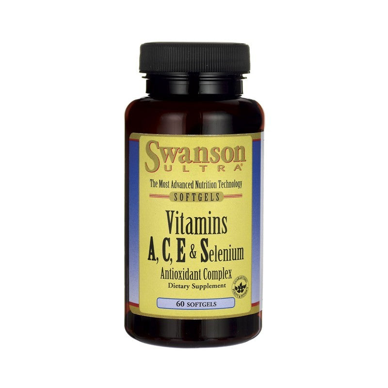 Swanson Ultra Vitamins AC E + Selenium (ACES)  60 Softgels