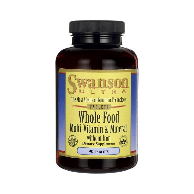 Swanson Ultra Whole Food Multi Without Iron 90 Tablets