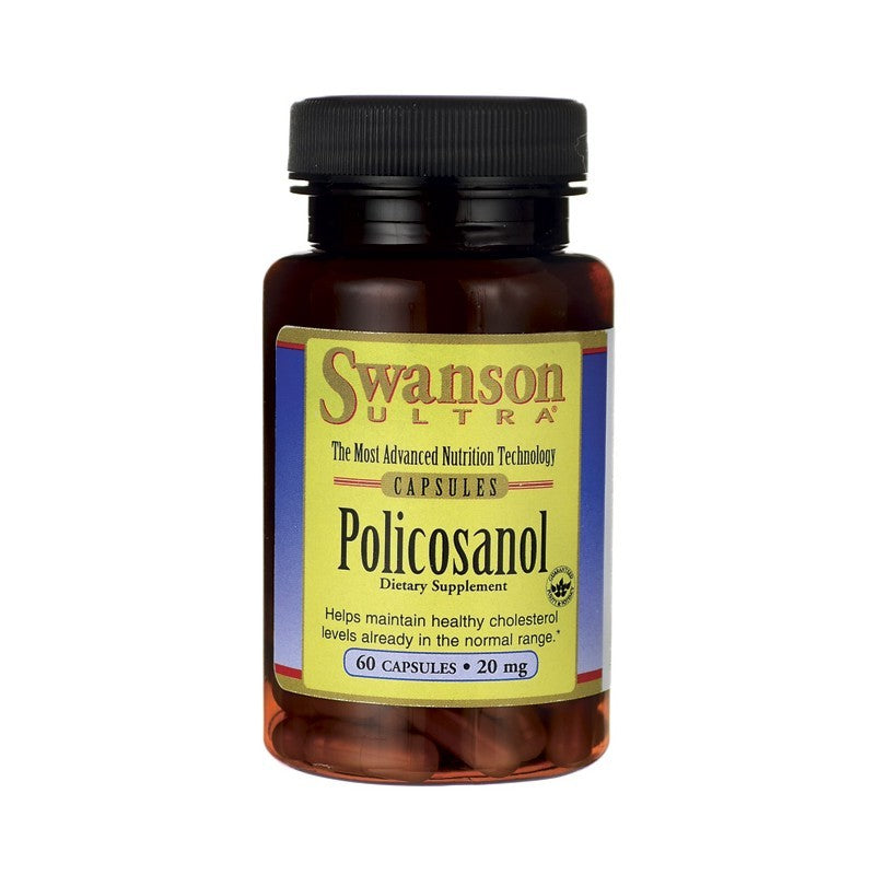 Swanson Ultra Policosanol 20mg 60 Capsules - Dietary Supplement