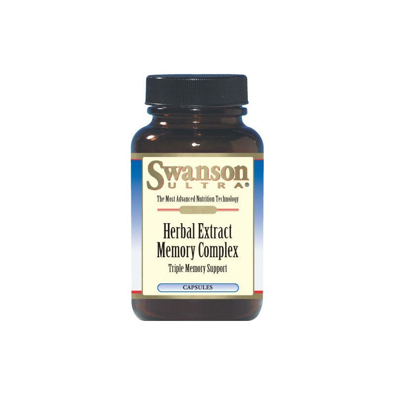 Swanson Ultra Herbal Extract Memory Complex 60 Capsules