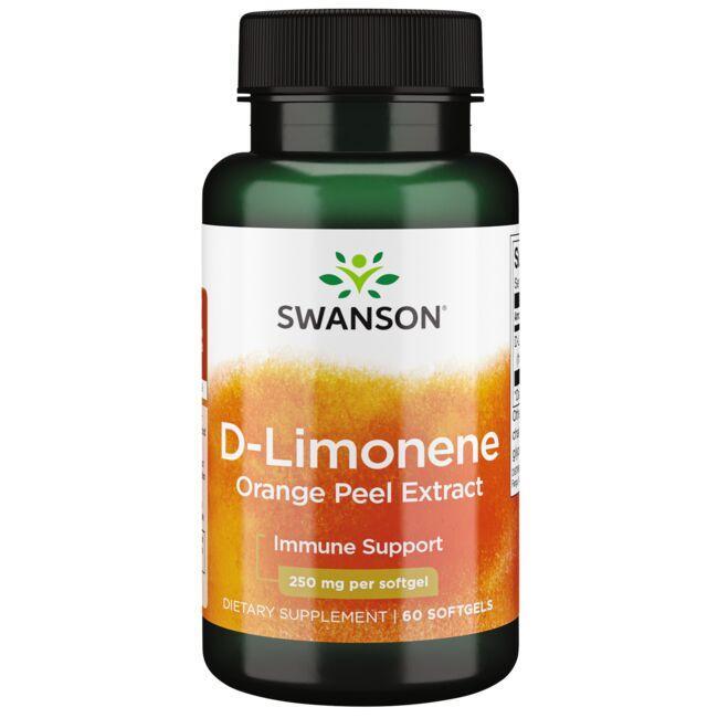 Swanson Ultra D-Limonene Cold-Pressed Orange Peel Extract 250mg 60 Softgels