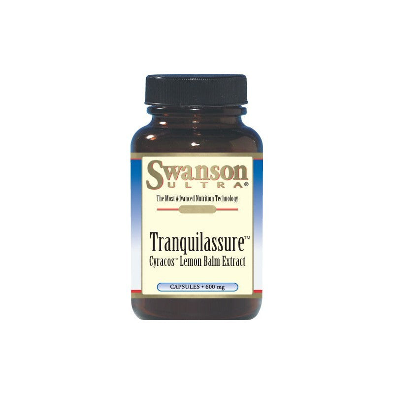 Swanson Ultra Tranquilassure Cyracos Lemon Balm 600mg 30 Capsules