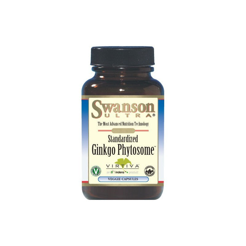 Swanson Ultra Standardised Ginkgo Phytosome Virtiva 480mg 30 Veggie Capsules