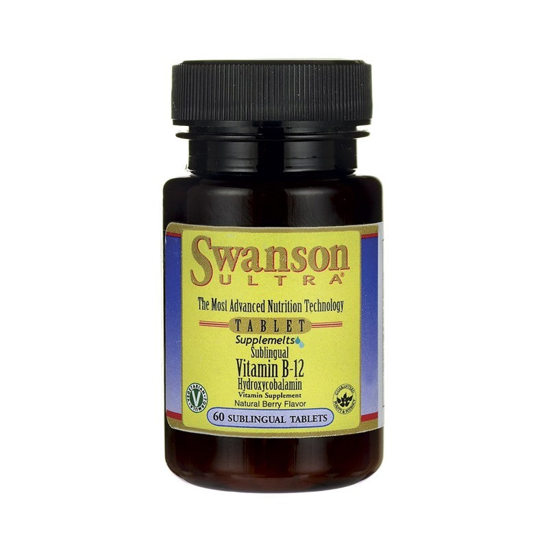 Swanson Ultra Supplemelts Sublingual Vitamin B-12 1000mcg 60 Tabs