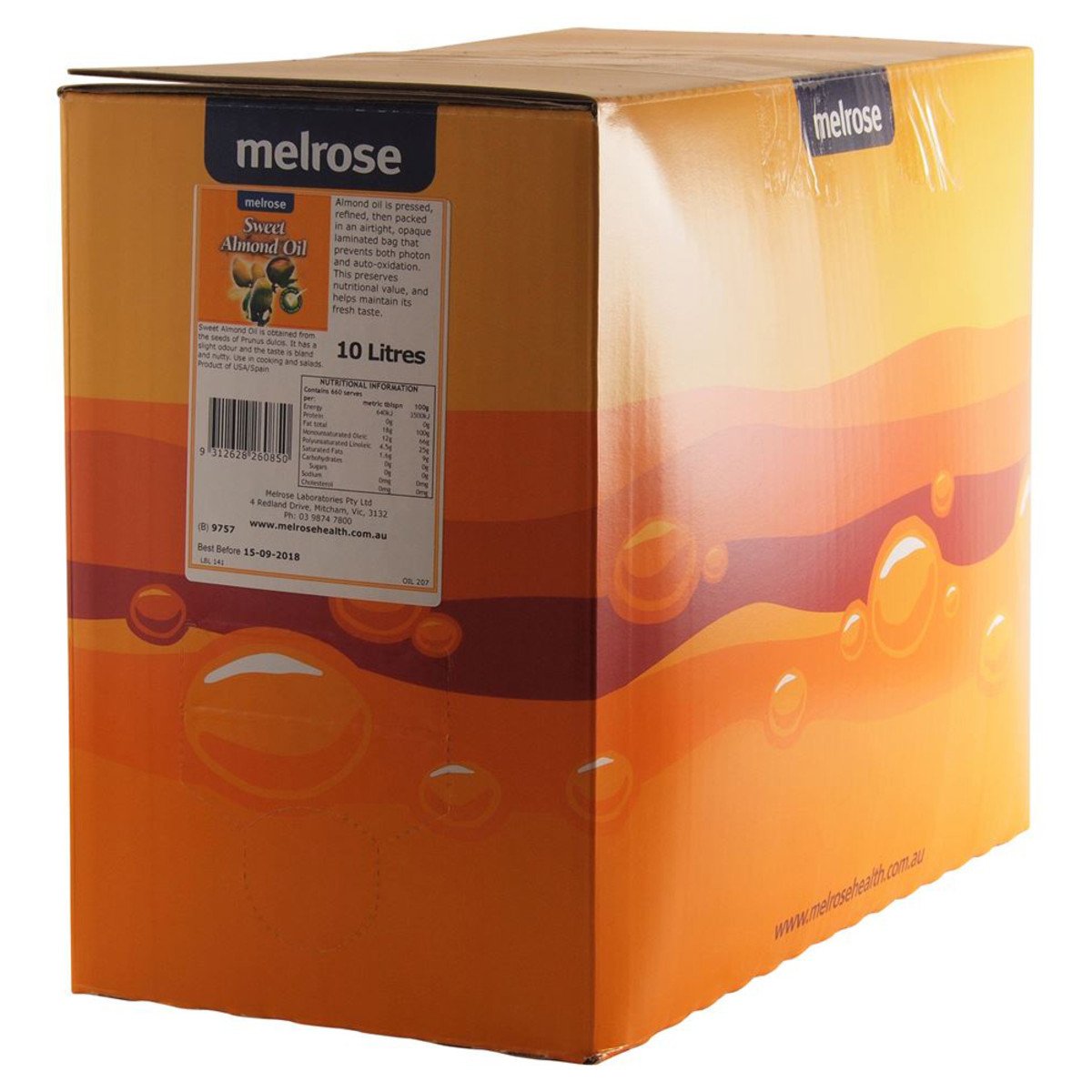 Melrose Sweet Almond Oil 10L